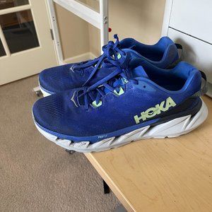 Hoka One One MEN'S ELEVON 2 Blue Running Shoes Sneakers Men's Size 12 Pre-Owned